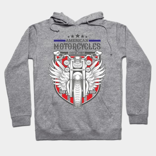 american motorcycles Hoodie by sayed_1st